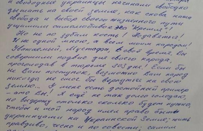Мустафа Джемилев призвал лётчицу Савченко прекратить голодовку в тюрьме